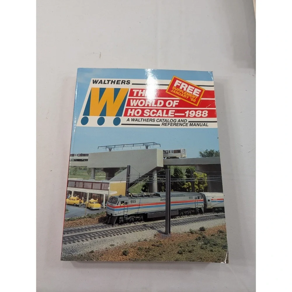 Model Railroad Walthers HO Reference Book Catalog Train‎ 1988